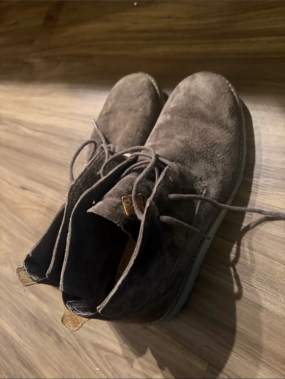 Men's Brown Suede Lace-Up Chukka Boots